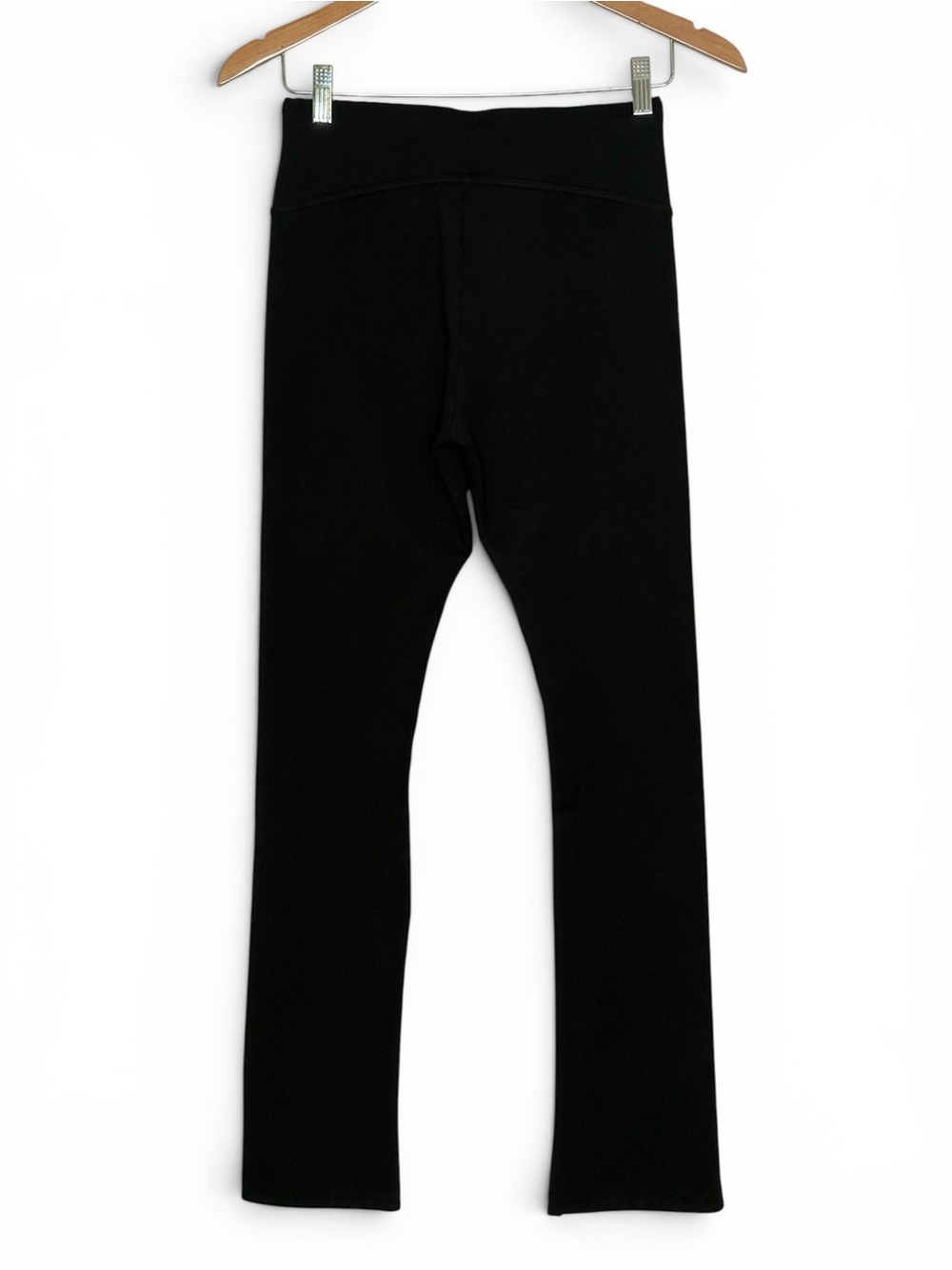 Spanx Black Perfect Front Slit Flare Leggings Ponte Pant Size S Tall 20584T - Picture 5 of 12